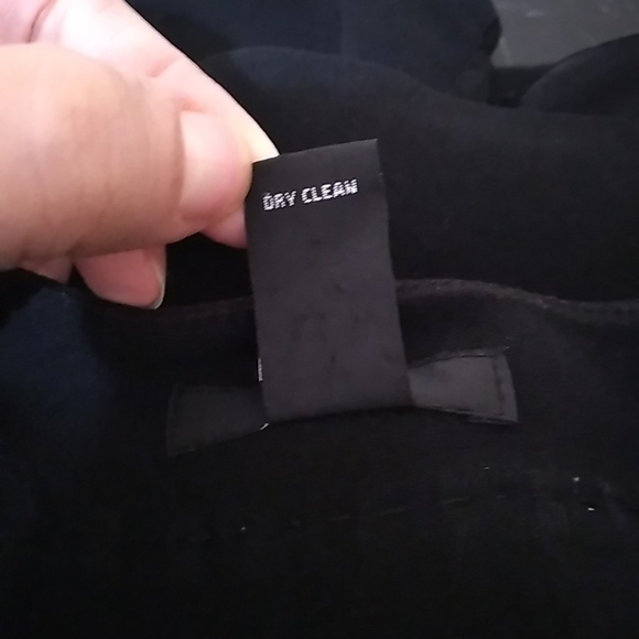 Alfani Womans SZ 16 Snap Front Black 3/4 Sleeve Lined Jacket/Blouse - Picture 7 of 8